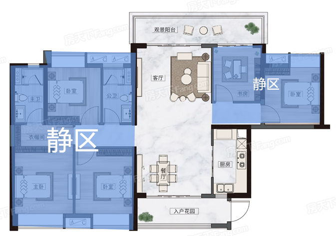 因风水而遭嫌弃的横厅格局,或是豪宅的最佳选择 图片14 因风水而遭嫌弃的横厅格局,或是豪宅的最佳选择 图片13