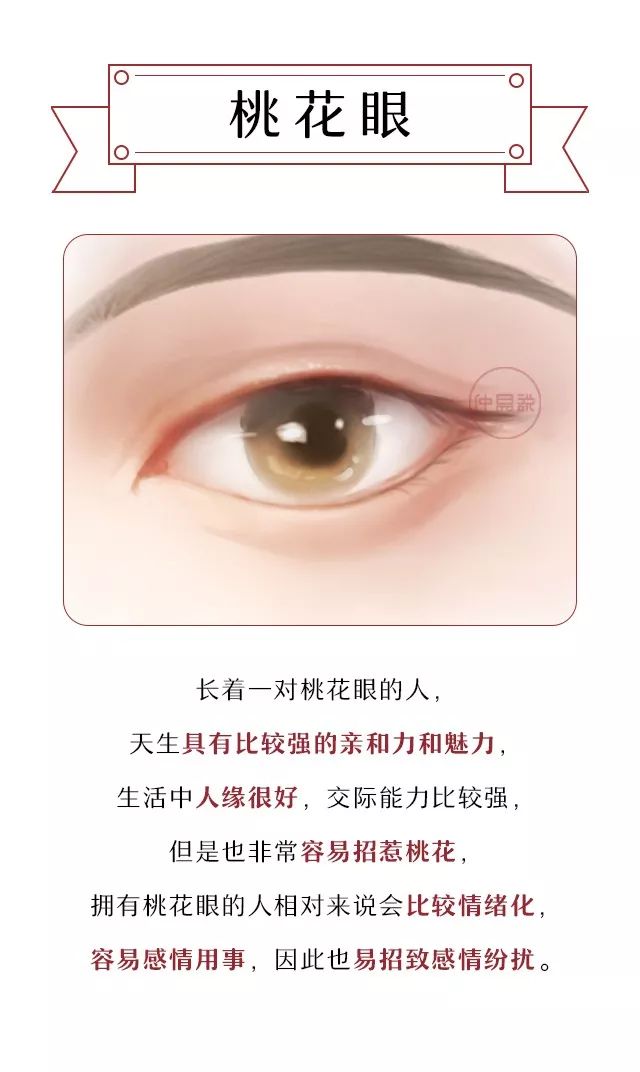 眼睛长这样人缘好桃花旺，眼相特征分析 图片5