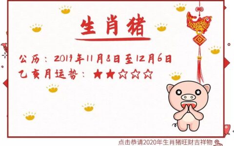 11月份十二生肖运势分析大全