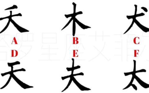 文字占卜：大字加一笔，测出你的潜在个性