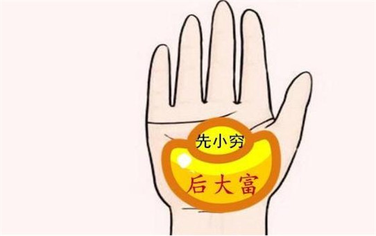 先穷后大富的手相 图片1
