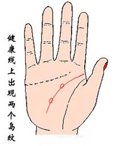 手相智慧线，怎么看智慧线有岛纹 图片17