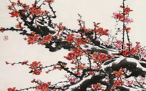 开门玄关处挂什么画才带动好风水？这三副画吉祥富贵花鸟画旺财